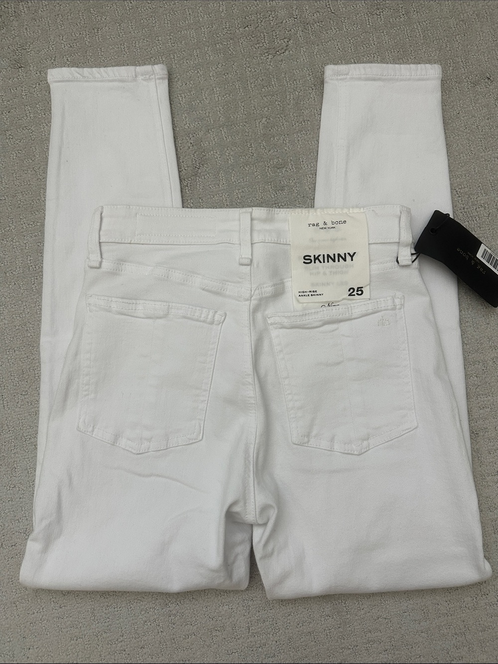 rag & bone Clean White Skinny Jeans - Picture 2 of 5
